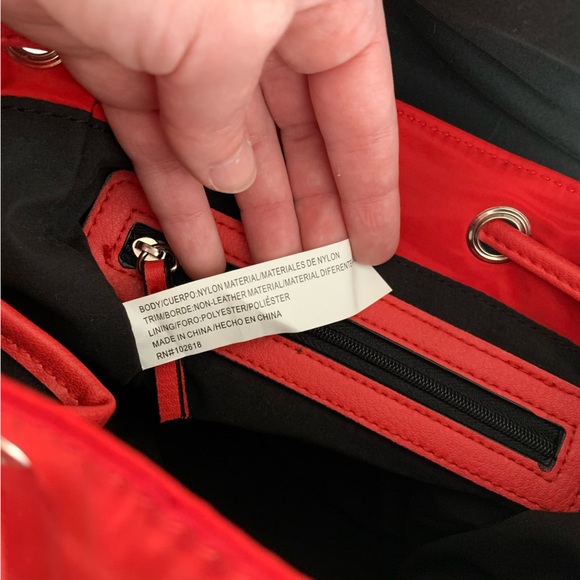 Madden Girl Mini Red Backpack - Picture 8 of 10